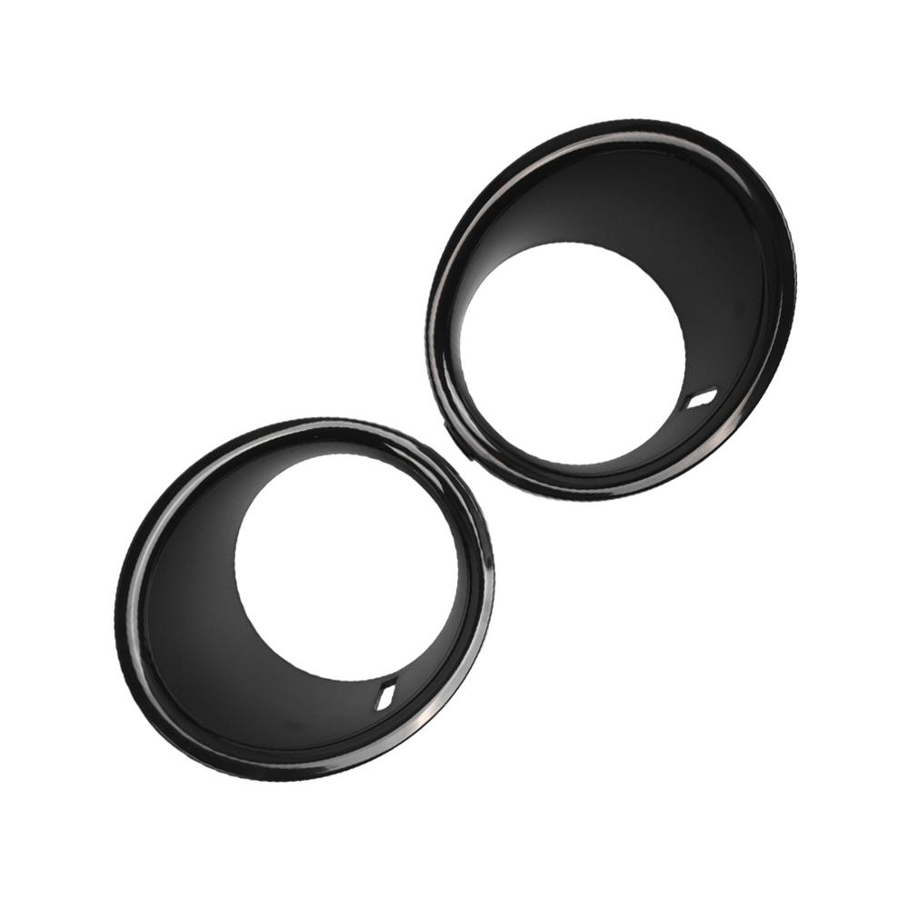 2Pcs Front Fog Light Lamp Trim Ring Cover Frame For Mini Cooper R55 R56 R57 2007 2008 2009 2010 2011 51112753661 51112753662