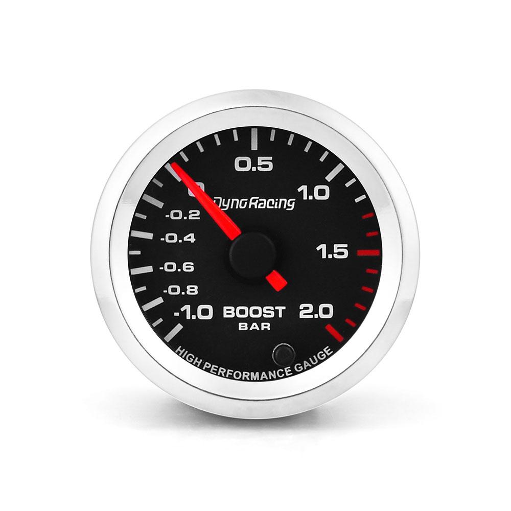 7 Colors Pointer Boost Gauge 2'' 52mm 12V Turbo Boost Gauge Bar With Stepper Motor