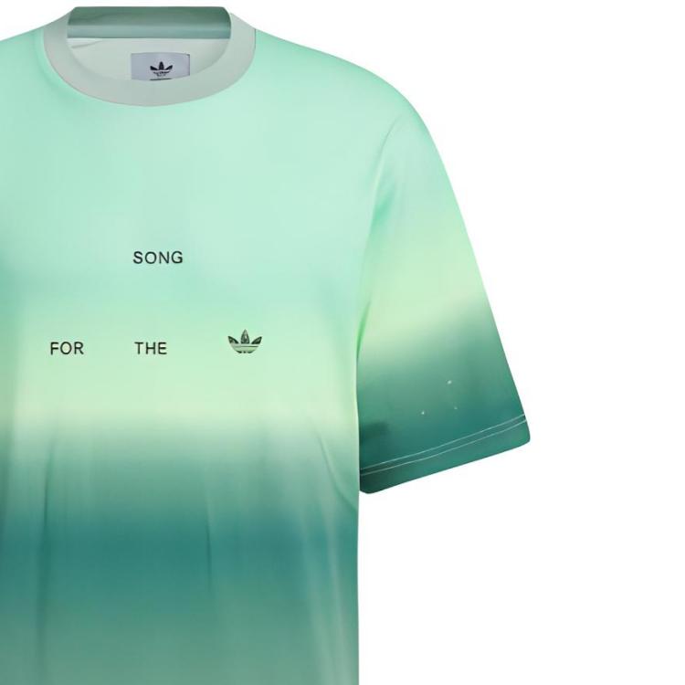 Adidas Футболка с короткими рукавами X Song For The Mute Топы унисекс туманно-зеленого цвета/технического леса IS7446