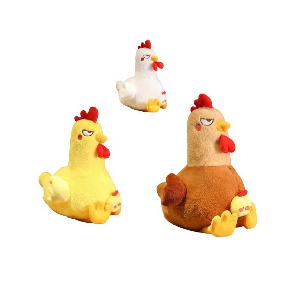 Стильная подушка для сна, очаровательная плюшевая игрушка в виде петуха, мультяшная кукла-петух, чучело животного, подарок на день рождения