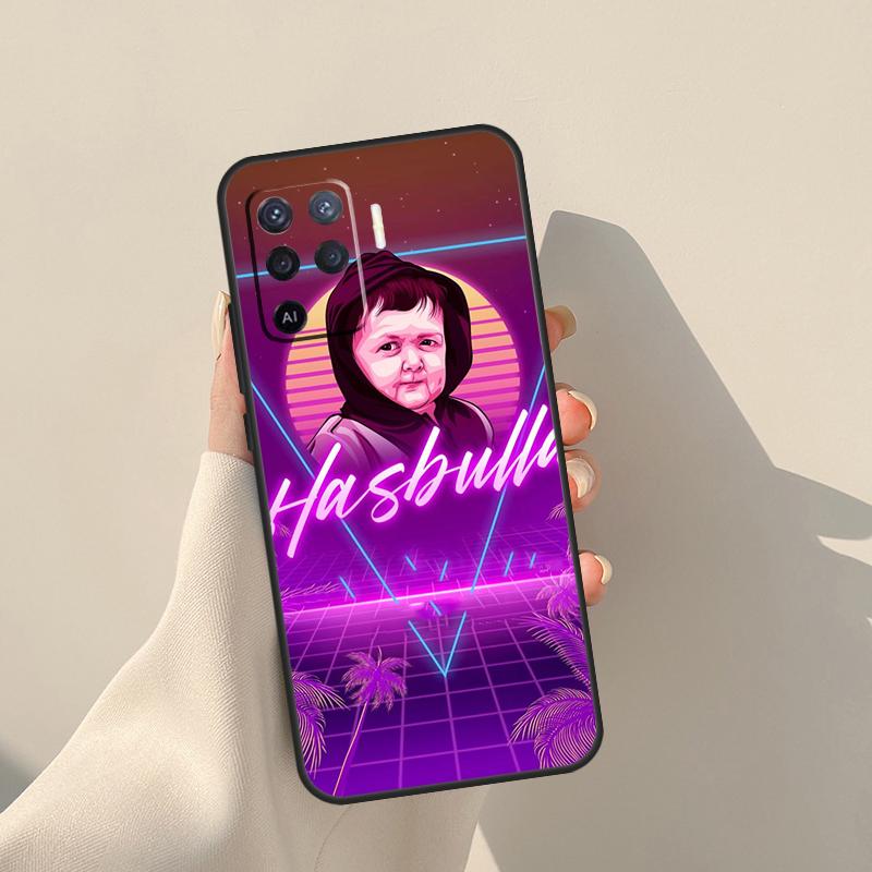 Смешной чехол Hasbulla для Oppo A94 A74 A54 A60 A80 A40 A18 A38 A58 A78 A98 A96 A76 A16 A15 A17 A57 A77 A5 Pro