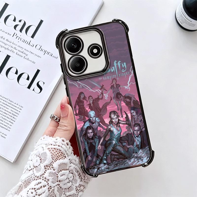 The Vampire Slayer Buffy Soft Phone Case For Xiaomi Redmi Note 14 15 Pro Plus 13 12 11S 11T 5G 10 9S 9 Plating Anti-Fall Fundas