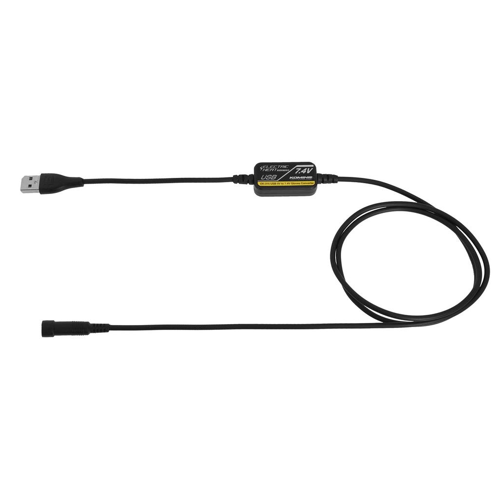 KOMINE USB Конвертер для перчаток для мотоциклов Черный Бесплатный EK-315 5В-7,4В