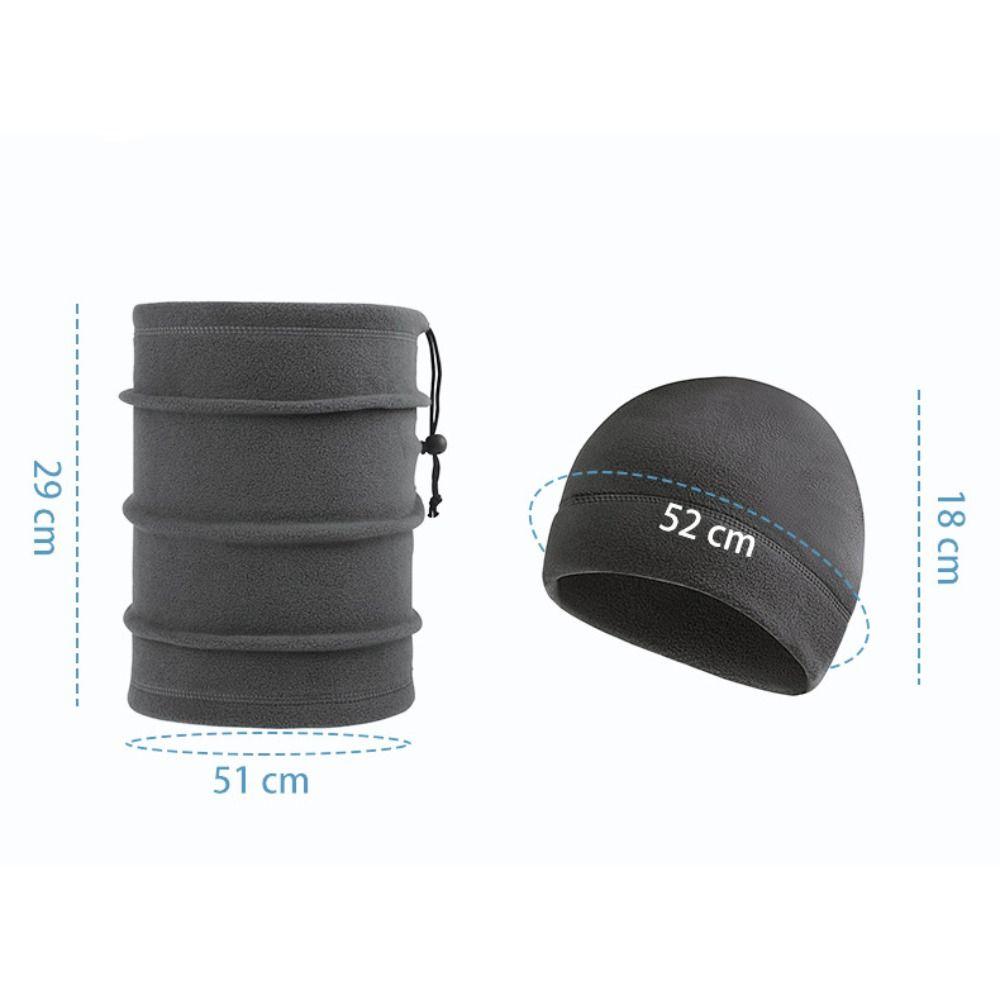 Breathable Hat and Scarf Set Thermal Ear Protection Hat Fashion Balaclava Hat Outdoor Activities
