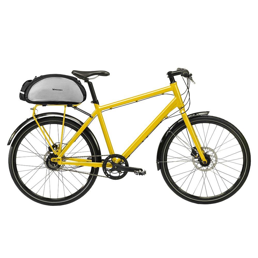Bicycle trunk bag with shoulder strap 13l black