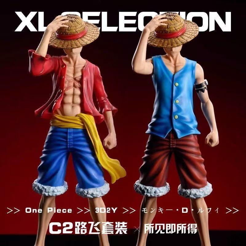 Студия One Piece Шляпа из соломы Двухлетний Луффи Фигурка Аниме Резонанс Подарок Подставка для демонстрации JT C2 Подвижная Сочлененная Масштабная Детализированная Движущаяся Коллекционная