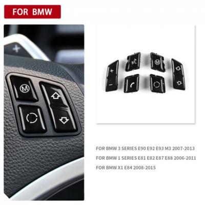 6 шт. для BMW E90 E92 E93 M3 E81 E82 E87 E84 комплект кнопок переключения на рулевом колесе из АБС-пластика