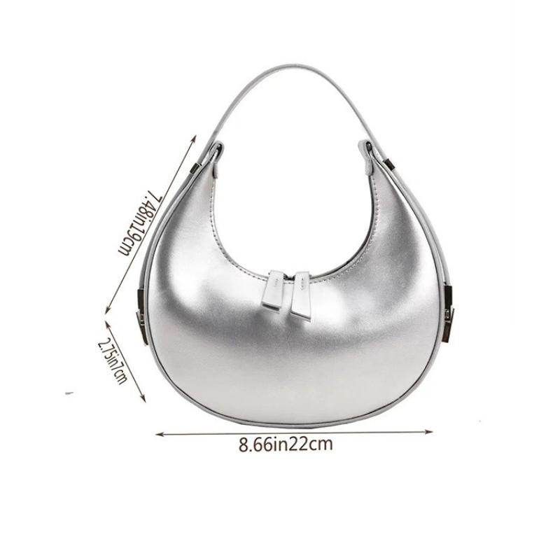 New Shoulder Bags for Women Fashion Female PU Leather Underarm Bags Versatile Ladies Hobo Bags Small Fashion Handbags