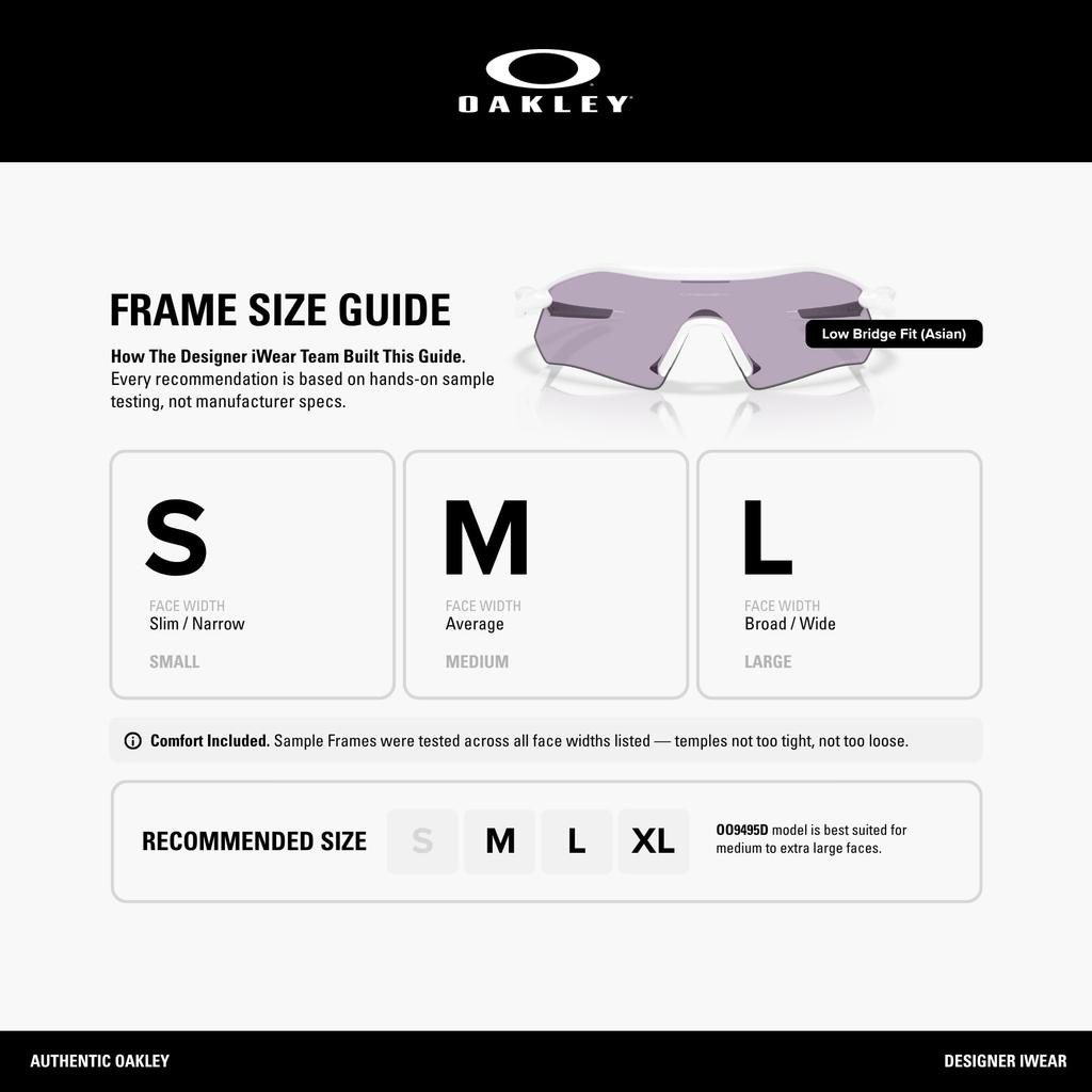 Oakley Солнцезащитные очки 0OO9495D RADAR PLATE ПОЛИРОВАННЫЕ БЕЛЫЕ PRIZM SLATE 94950836 Поляризационные [Oakley]