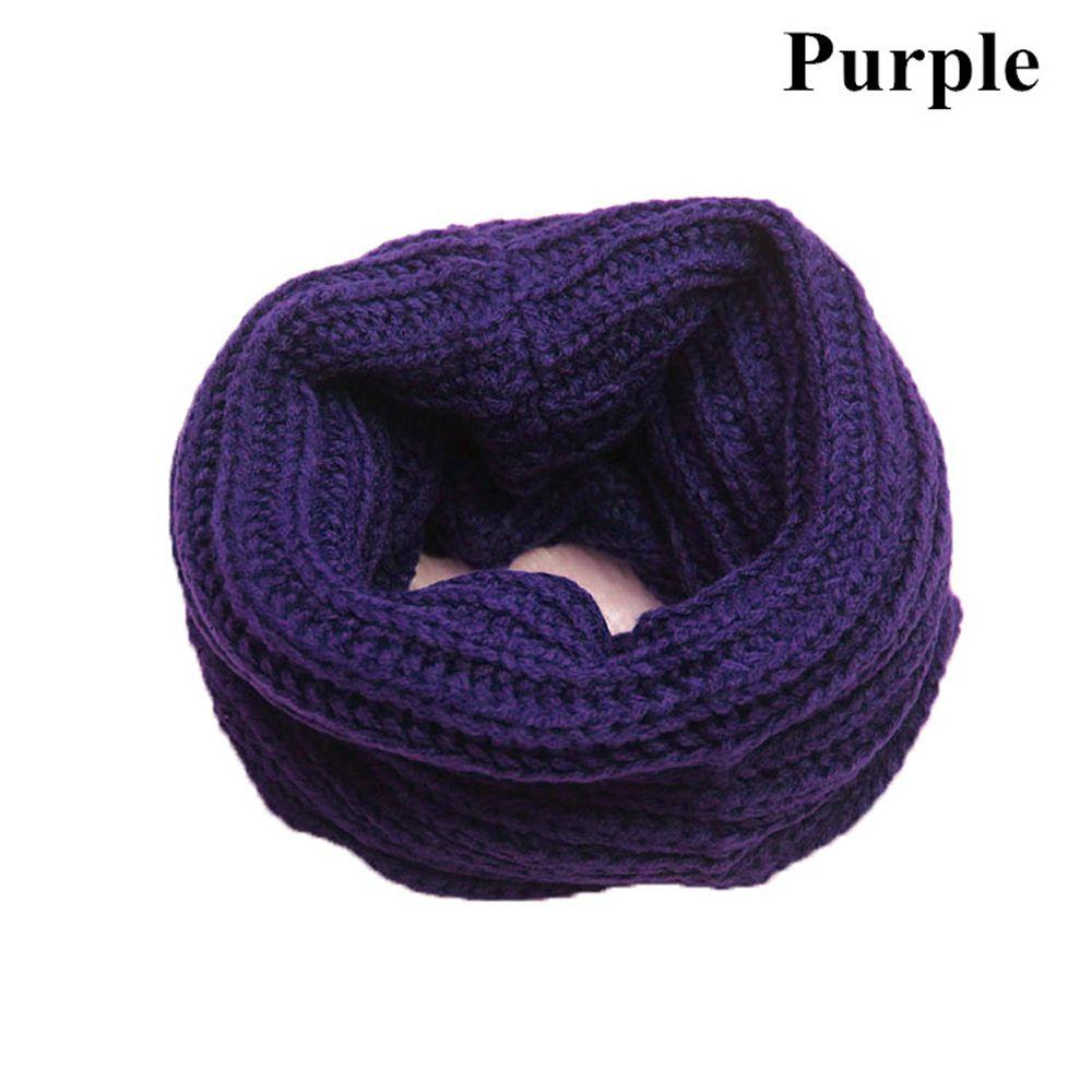 Fashion Winter Long Shawl Knitting Wool Scarf Neck Cowl Collar Infinity Circle Cable
