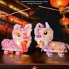 Dancing Lion Chinese New Year Lantern Cartoon Horse New Year Hanging Lantern  Spring Festival