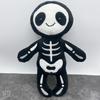 New Product Skeleton Bob Black And White Skeleton Doll Skeleton Bob Plush Doll