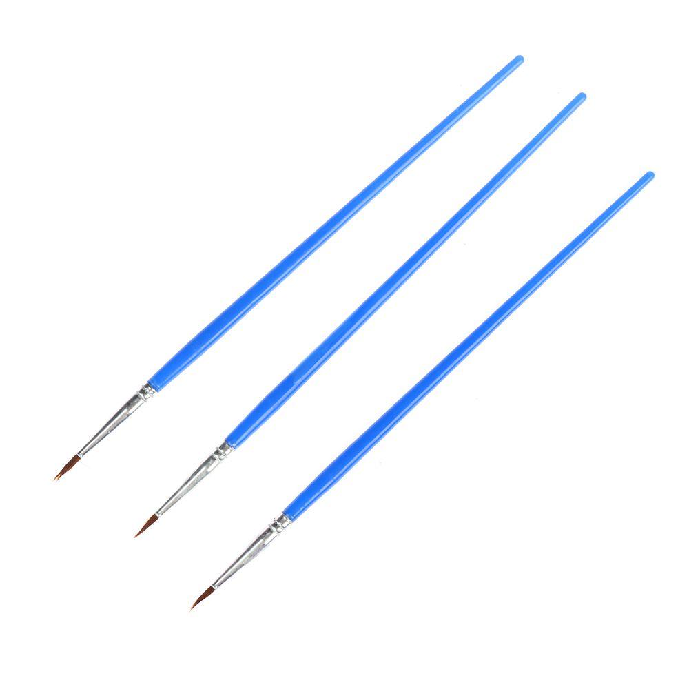 10pcs/set Crafts Painting Drawing hook line pen Oil Painting Brushes Nylon hair Watercolor