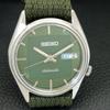 JAPAN VINTAGE SEIKO AUTOMATIC 7S36A MENS GREEN COLOR DIAL WATCH A701408-5 R206b-a701408