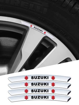 Suzuki Наклейка на обод колеса Скрыть царапины Крутой Серебристый