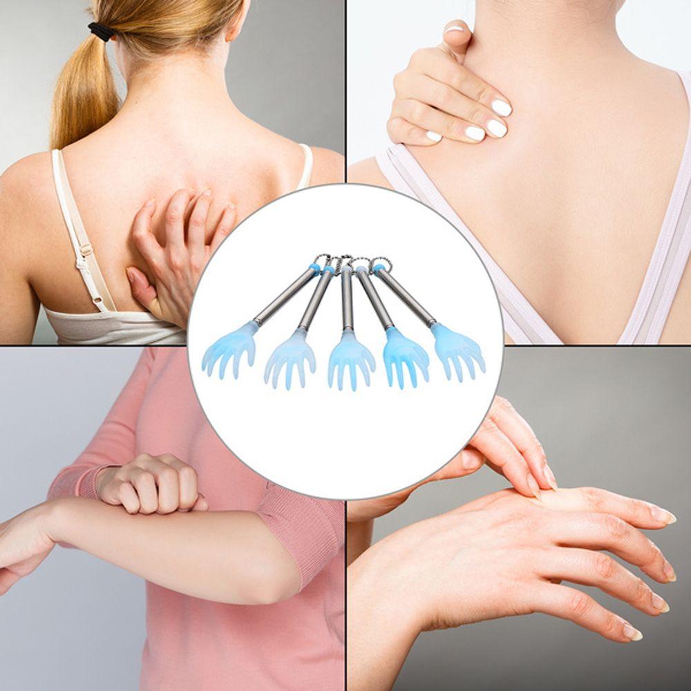 shape Telescoping Back Scratcher Finger-Like Scratching Backscratcher Extendable Massage Stick