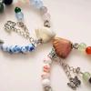 Новый изысканный китайский керамический браслет из ракушек и гребешков с подвеской-бабочкой, лето 2024