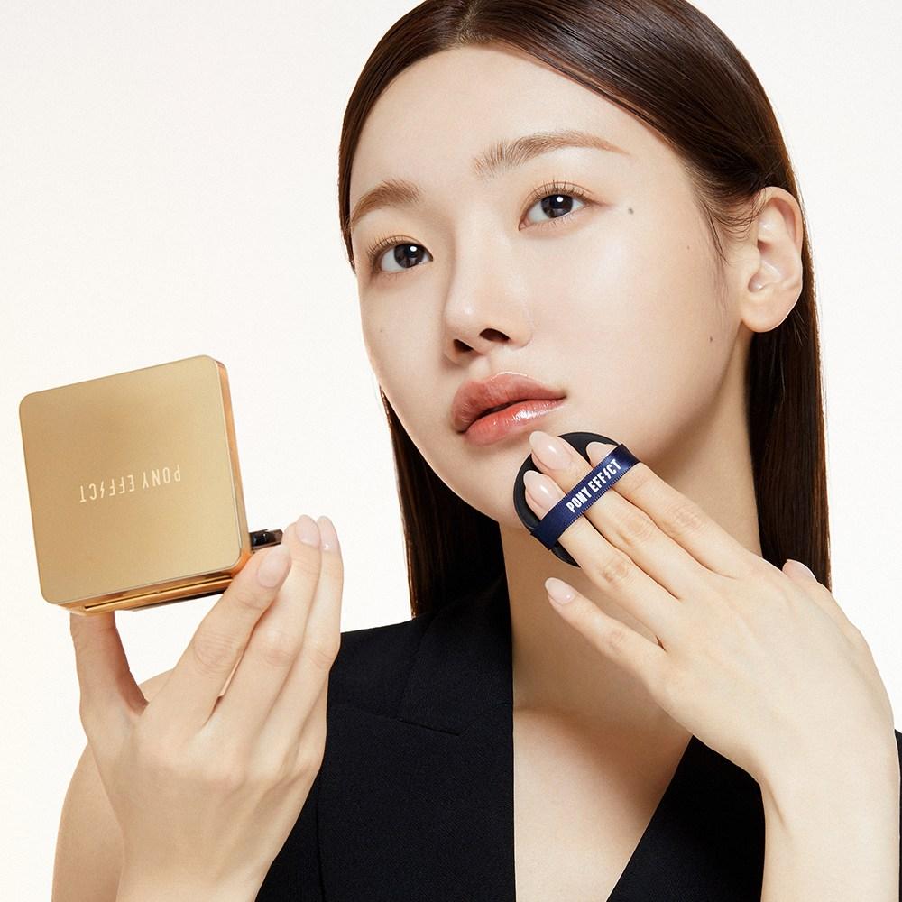 Pony Effect Cover Stay Cushion Foundation EX Original 15 г + сменный блок 15 г, теплый Нет. 21 Natural Eye..., 1 набор