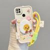 KEYSION Мультяшный милый плюшевый чехол с вышивкой для Redmi 10A 9A 9C со шнурком, противоударный силиконовый чехол для телефона Xiaomi Redmi 9C 10A 9A