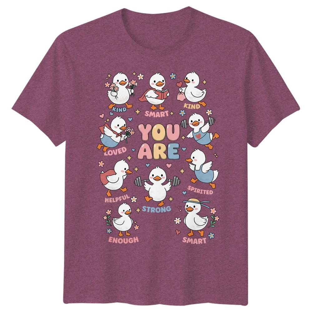 Silly Duck You Are Kind TShirt School Teacher Affirmation Funny Unisex Unisex Top