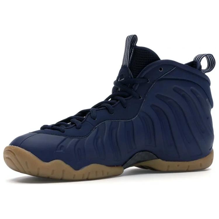 Kids' Sneakers Nike Air Foamposite One Navy Gum (GS) Midnight Navy/Midnight Navy-Gum Light Brown-White