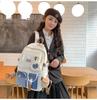 Модный рюкзак большой вместимости в корейском стиле для студенток – Легкий и идеально подходит для школы или путешествий