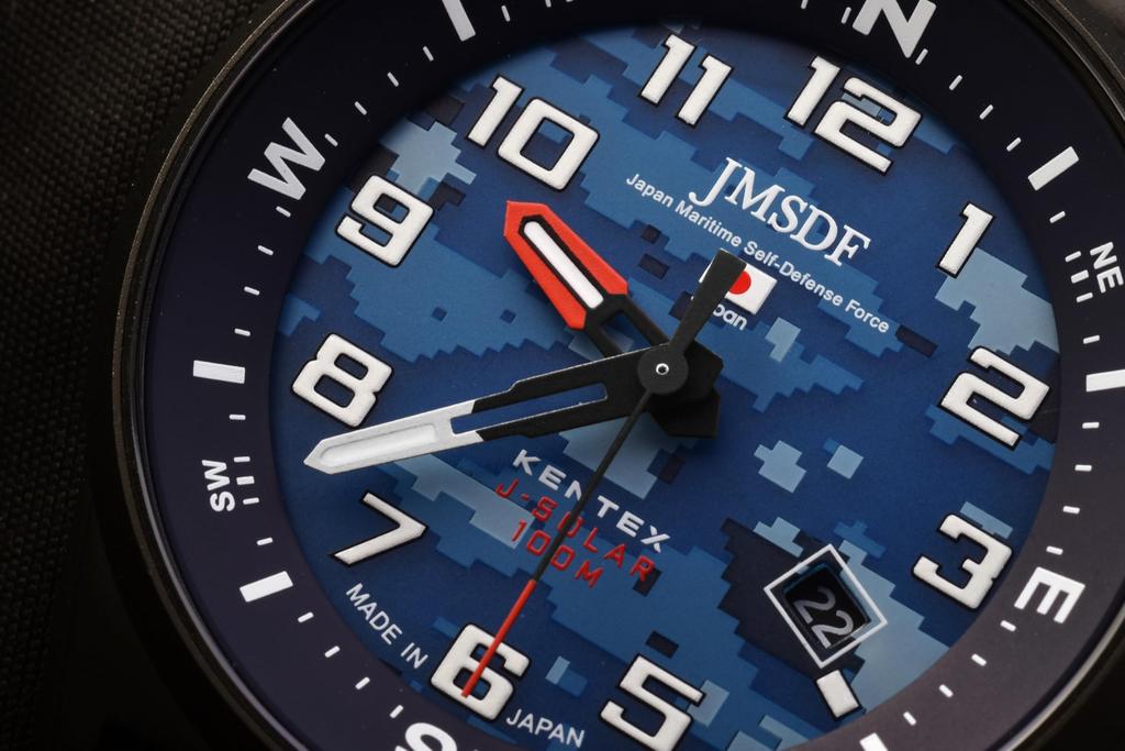 Часы JSDF Combat Solar Navy Black [KENTEX] S715M-18 мужские