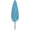 Blue Sun Umbrella with Steel Pole 248 x 248 x 248 cm