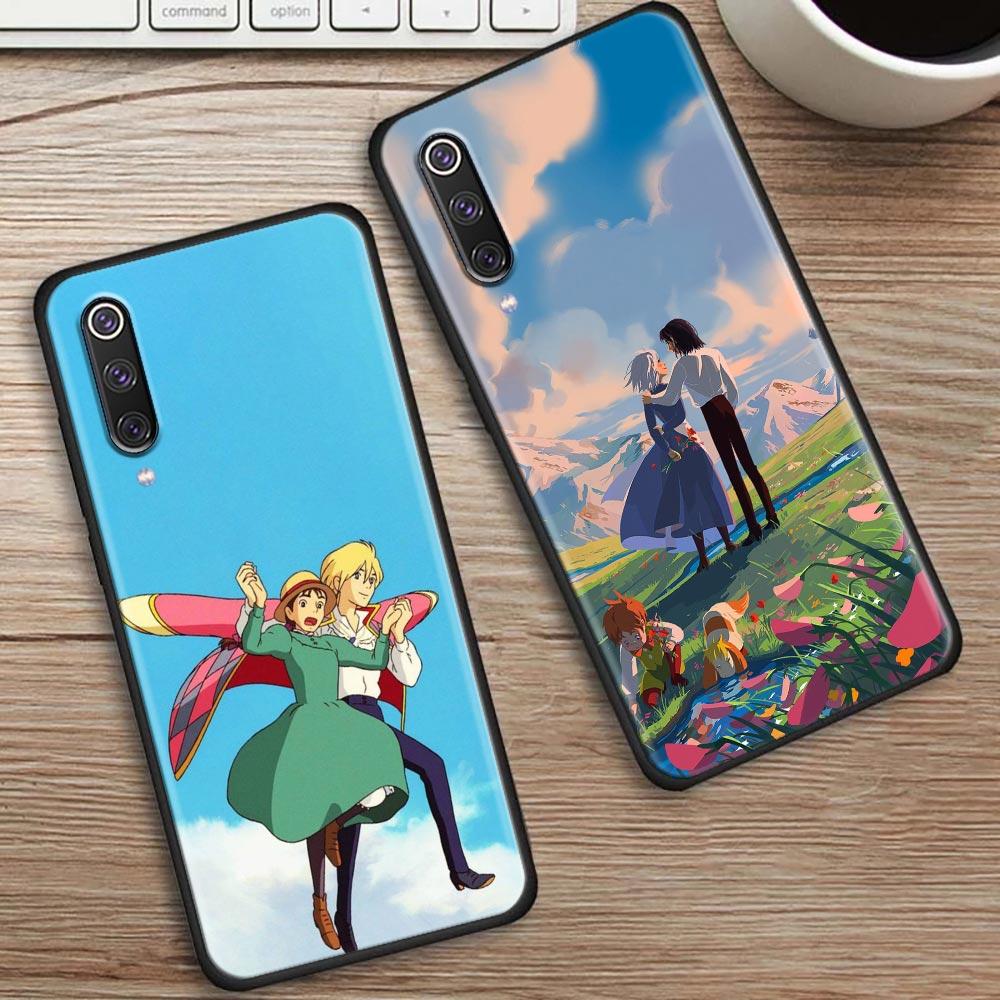 Миядзаки Хаяо аниме «Ходячий замок Хаула» мягкий чехол для Xiaomi Mi 9 9se 8 10 T A2 Lite 10S 9T CC9 Note 10 Pro 9Lite чехол Fundas