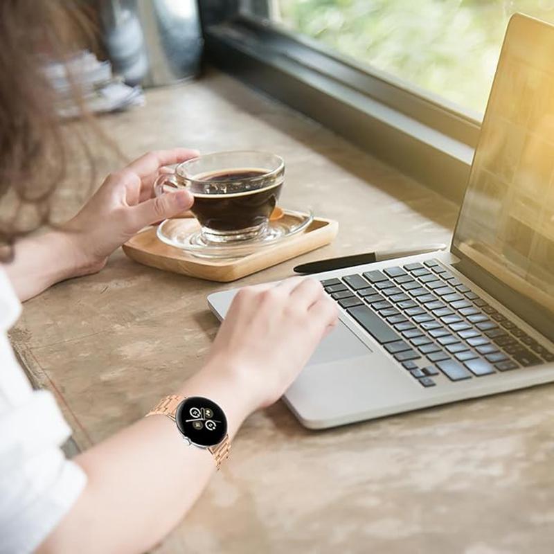 KALEBOL KLB-SZBXG-001 For Google Pixel Watch 3 41mm / Watch 2 / Pixel Watch Stainless Steel Watch Strap