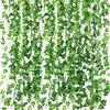 12 шт искусственные настенные висячие листья Bostonivy поддельные растения сад двор домашний декор