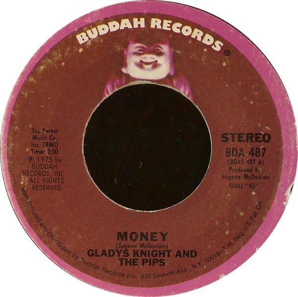 7-дюймовая пластинка GLADYS KNIGHT THE PIPS Money BDA487 Buddah Records 1975 US SoulFunk Б/у