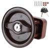 RV Toilet Bathroom Door Lock with 2 Key for Caravan Motorhome Yacht Trailer Car Accessories