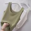 Halter Thread Vest for Women Plus Size Slim Outside with Sleeveless Base