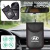 Car Key Case Signal Blocker Bag RFID Shielding Pocket For Hyundai i10 i20 Tucson Accent Elantra Santa fe Sonata Auto Accessories DD6
