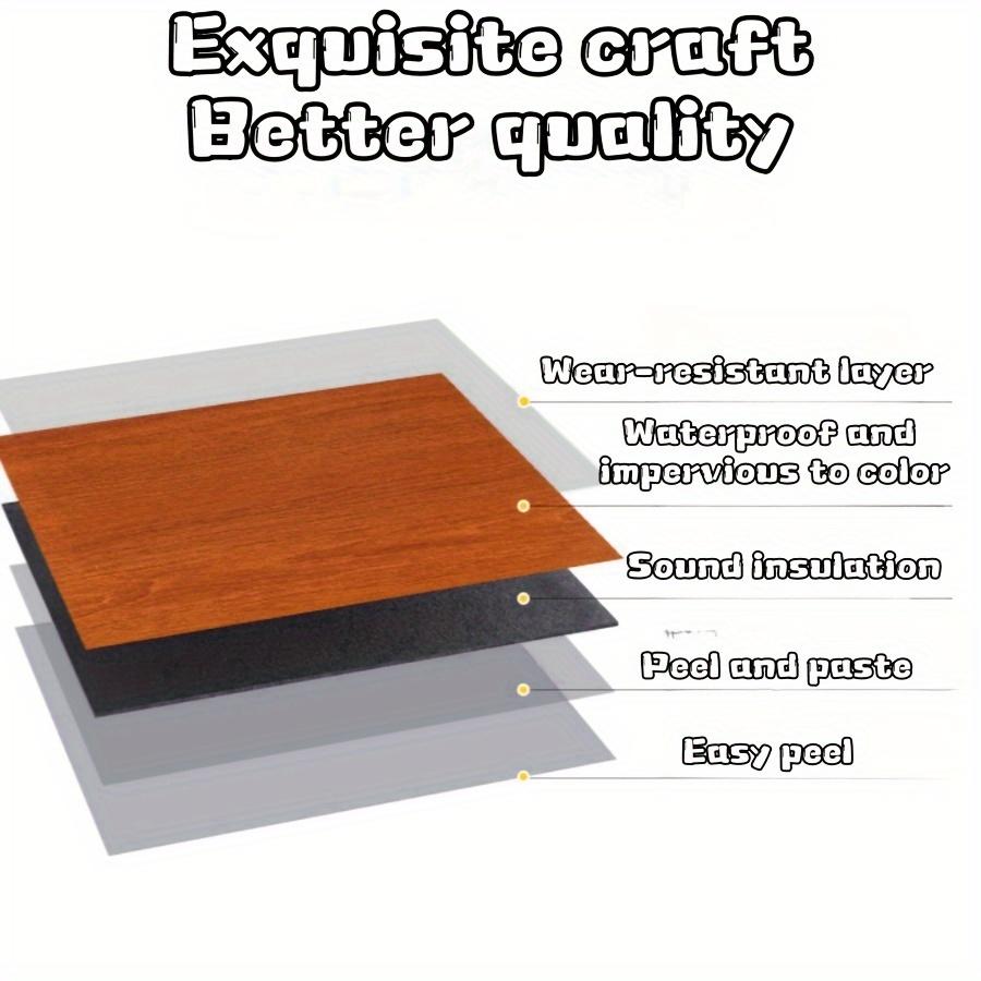 25 шт./50 шт. 3D-текстурные ретро-самоклеящиеся противоскользящие наклейки на пол, водонепроницаемые и стойкие к пятнам наклейки на плитку для кухни, украшение дома