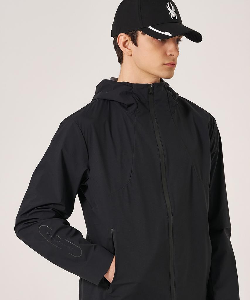 Spyder Men'S Running Ultralight 3L Windbreaker Jacket Splpcnjk231Mblk