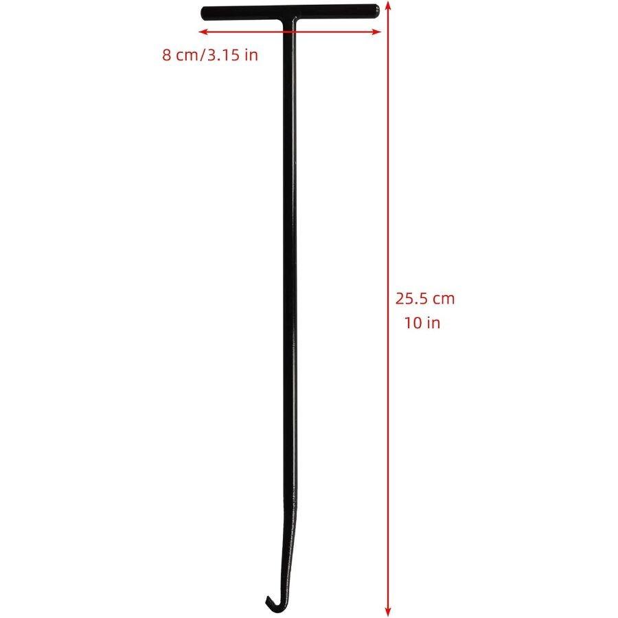 10 In/25 cm Exhaust Spring Puller Tool, Exhaust Spring Hook T Handle Spring P
