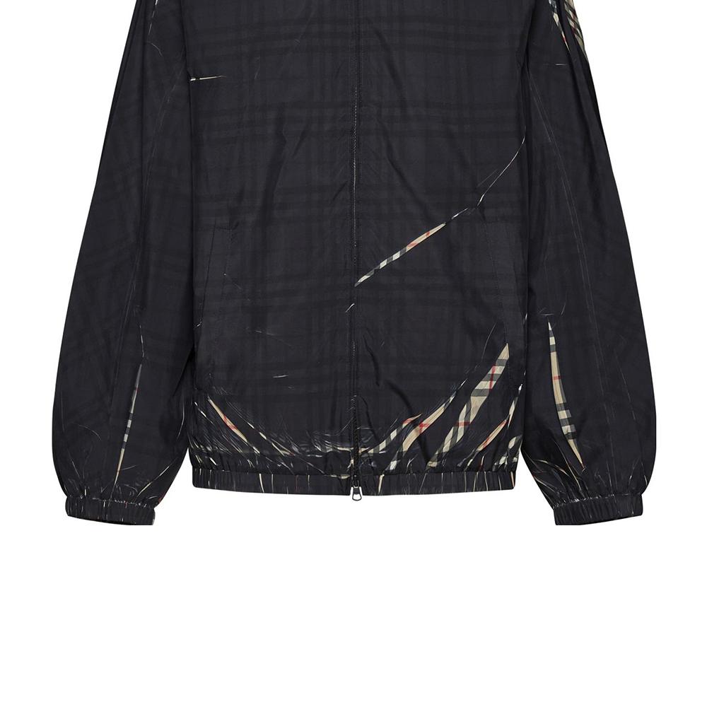 Burberry Sliced Checked Zip Up Jacket 8071071A7028