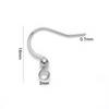 DIY 304 Stainless Steel Earring Hooks - Jewelry Making Accessories