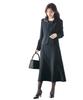 Black Formal Washable Stretch Long Length Ensemble Sizes Black LL [Nissen] [Mourning Clothes/Formal Clothes] Wrinkle-Resistant One-Piece <Large