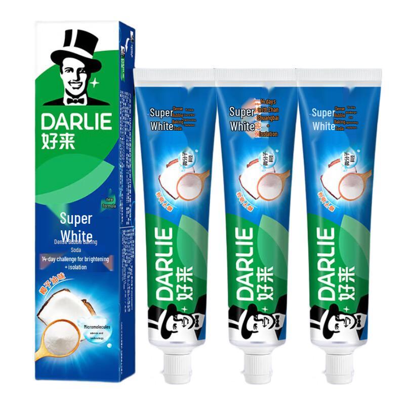 Darlie Ультра-белая зубная паста с пищевой содой 190 г (3-Pack)