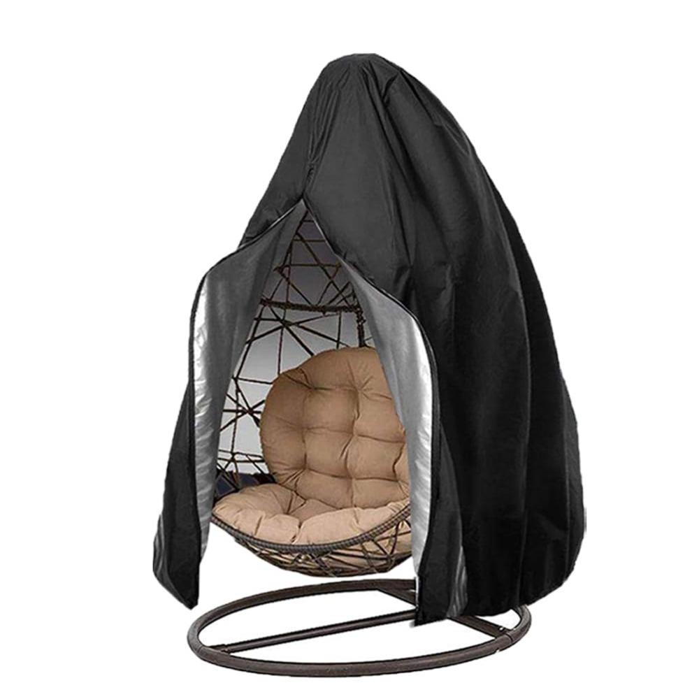 Heavy Duty Egg Chair Cover with Zipper Hanging Chair Cover Wicker Egg Swing Chair Covers Outdoor