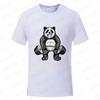 Panda Gym T-Shirts Workout Trainer Print Streetwear Men Women Fashion T Shirt Short Sleeve Clothes Funny Tees Tops Clothing