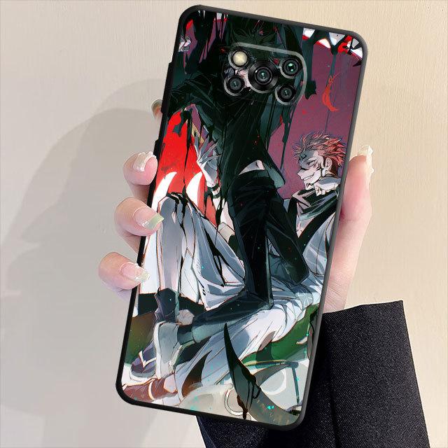 Силиконовый чехол для телефона Samsung Galaxy S23 S22 S20 S21 Note 20 Ultra 10 Plus 8 9, милые чехлы с героями мультфильмов Jujutsu Kaisen, чехол для сумки