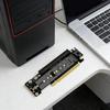 PCIe5.0 Expansion Riser Card M.2 NVMe Port Expansion Card Compatible for Windows and Linux