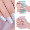French Tip Gels Nail Strips Glittering Gels Nail Sticker Lovely Nail Polish Strips Gels Nail Wrap Nail Art Sticker