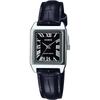 Casio Стандартные кварцевые женские часы Ltp V007l 1b Серебристо-черные Модель для зарубежного рынка [Параллельный импорт]