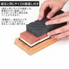 Akizora Knife Sharpening Stones, 400mm, 1000mm, 3000mm, 8000mm, Double-Sided, 2-Piece Set, Bamboo Non-Slip Stand, Fixed Angle Holder for Sharpening, I