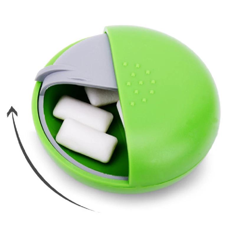 Круглая коробка Мини вращающийся органайзер Контейнер для таблеток Пастильерос Де Медицина Органайзер для таблеток Большая вместимость Одноячеечная коробка для лекарств